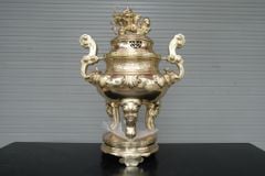Bộ Ngũ Sự Bằng Đồng Cát Tút Hoa Sòi Cao 60 Cm
