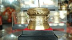 Trống Đồng Đông Sơn Đường Kính 12Cm Cao 9Cm Chất Liệu Đồng Vàng