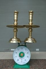 Bộ Ngũ Sự Bằng Đồng Cát Tút Song Long Chầu Nguyệt Cao 70 Catut