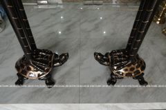 Đôi Hạc Đồng Cao 175Cm Chất Liệu Đồng Đỏ Phớt Nỉ