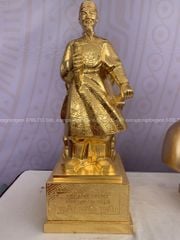 Tượng Đồng Trần Quốc Tuấn Cao 70 Cm Dát Vàng