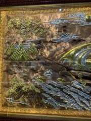 Tranh Đồng Thuận Buồm Xuôi Gió 197*107 Cm Dát Vàng Bạc