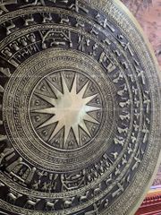 Mặt Trống Đồng Thúc Tay DK 140 Cm Màu Giả Cổ