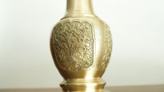 Phụ Kiện Đồng Vàng - Lục Bình Tứ Quý 36- Vàng mộc