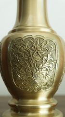 Phụ Kiện Đồng Vàng - Lục Bình Tứ Quý 36- Vàng mộc