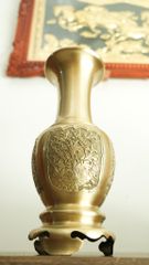 Phụ Kiện Đồng Vàng - Lục Bình Tứ Quý 36- Vàng mộc