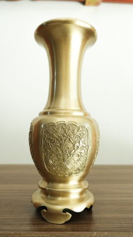 Phụ Kiện Đồng Vàng - Lục Bình Tứ Quý 36- Vàng mộc