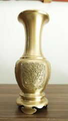 Phụ Kiện Đồng Vàng - Lục Bình Tứ Quý 36- Vàng mộc