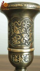 Phụ Kiện Đồng Vàng - Ống Đựng Hương 25 - 2CN