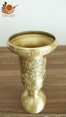 Phụ Kiện Đồng Vàng - Ống Đựng Hương 25 - Vàng mộc