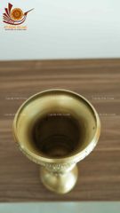 Phụ Kiện Đồng Vàng - Ống Đựng Hương 25 - Vàng mộc