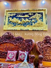 Tranh Đồng Mã Đáo Thành Công 230*120 Cm Khung Đồng Liền