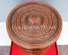 Trống Đồng Đông Sơn Đồng Đỏ - Đường Kính 60cm