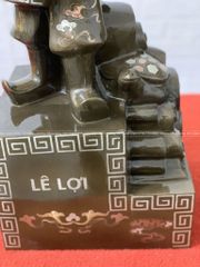 Tượng Danh Nhân- Lê Lợi Cao 70 Cm Khảm Tam Khí