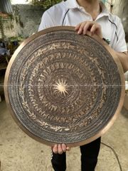 Mặt Trống Đồng Đúc DK 50 Cm Không Bản Đồ