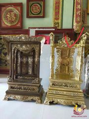 Phụ Kiện Đồng Vàng -Ngai Thờ Đồng Cao 81cm - Màu 2CN
