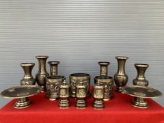 Phụ Kiện Đồng Vàng - Bát hương 20- 2CN