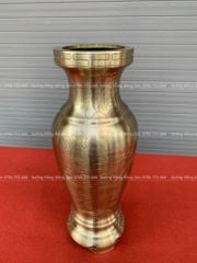 Lọ hoa Catut ám hoa văn cao 38cm