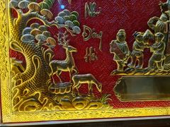 Tranh Mừng Thọ Bằng Đồng Cụ Ông Kích Thước 115*73 Cm