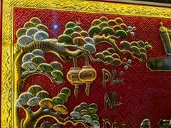 Tranh Mừng Thọ Bằng Đồng Cụ Bà Kích Thước 115*73 Cm