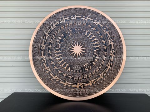 Mặt Trống Đồng Đúc DK 80 Cm Không Bản Đồ