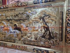 Tranh Đồng Mã Đáo Thành Công Kích Thước 230 x120  Đồng Vàng Dát Vàng - Khung Đồng