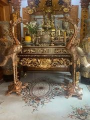 Đôi Hạc Đồng Cao 180Cm Chất Liệu Đồng Đỏ Mộc