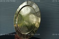 Phụ Kiện Đồng Vàng - Mâm Đồng 12 con giáp ĐK 52