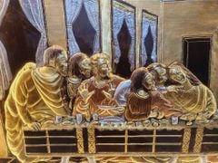 Tranh Bữa Tiệc Ly Đồng Vàng - KT 230-120