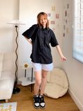  Áo Sơ Mi OLARI Tay Ngắn Oversized - OL276 - Maya Shirt 