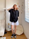  Áo Sơ Mi OLARI Tay Ngắn Oversized - OL276 - Maya Shirt 