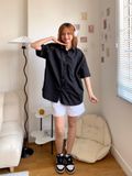  Áo Sơ Mi OLARI Tay Ngắn Oversized - OL276 - Maya Shirt 