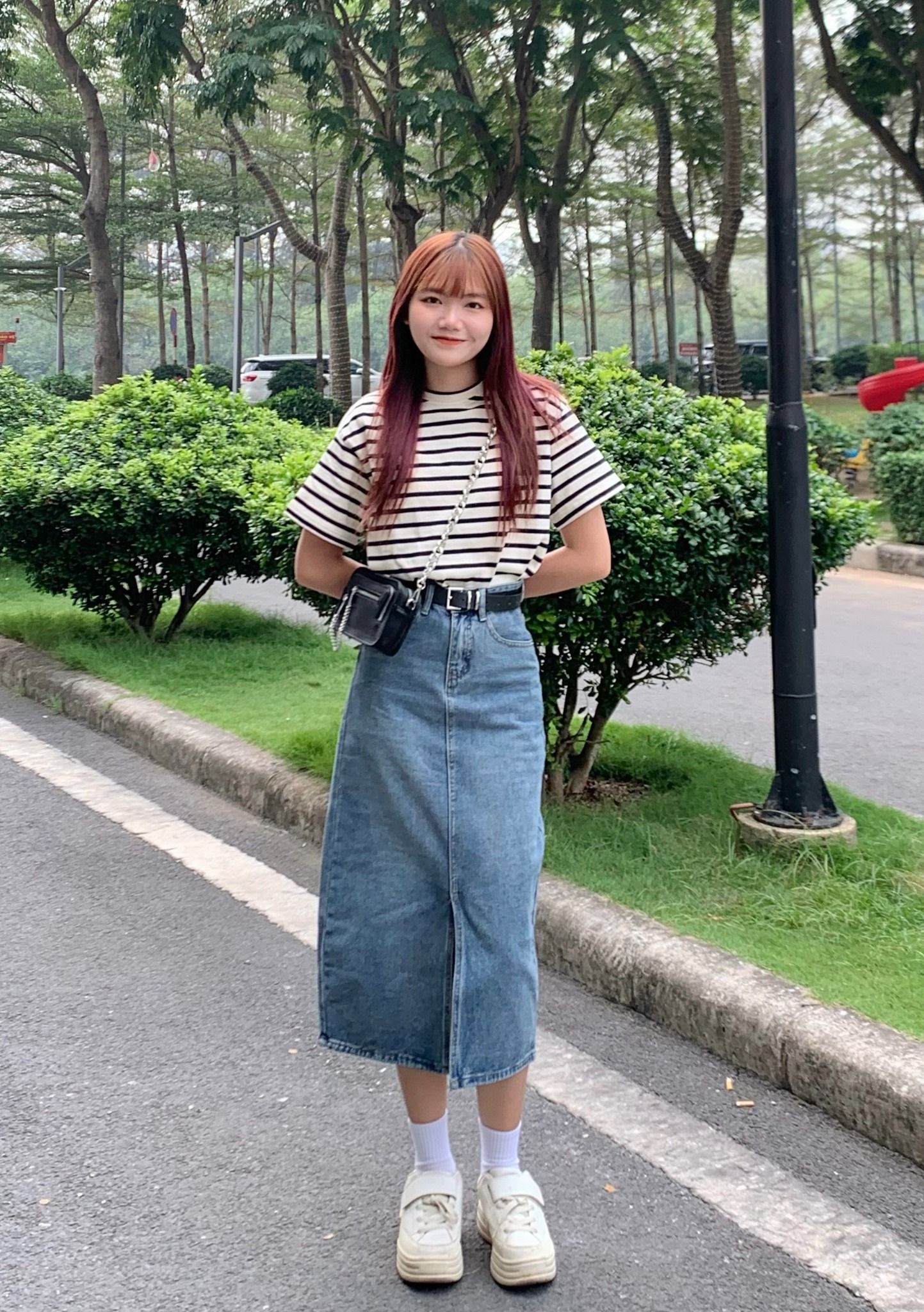 Chân Váy Jeans Dài  NBH JEANS  Xưởng sỉ quần áo giá rẻ