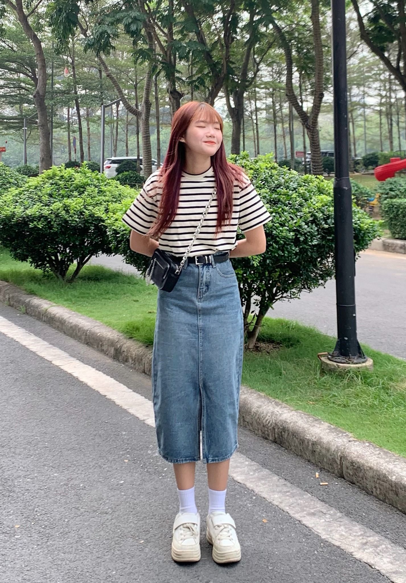 Chi tiết hơn 52 về váy jean dài xẻ tà hay nhất  Du học Akina