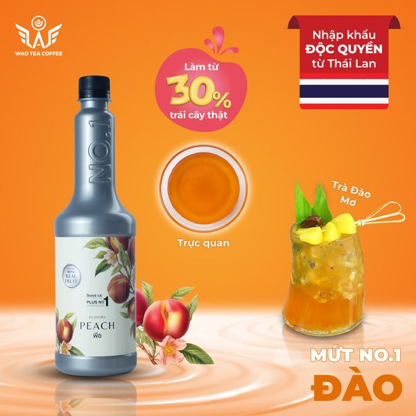 Mứt Trái Cây Thái Lan ShaveIcePlus No.1 (750ml) 