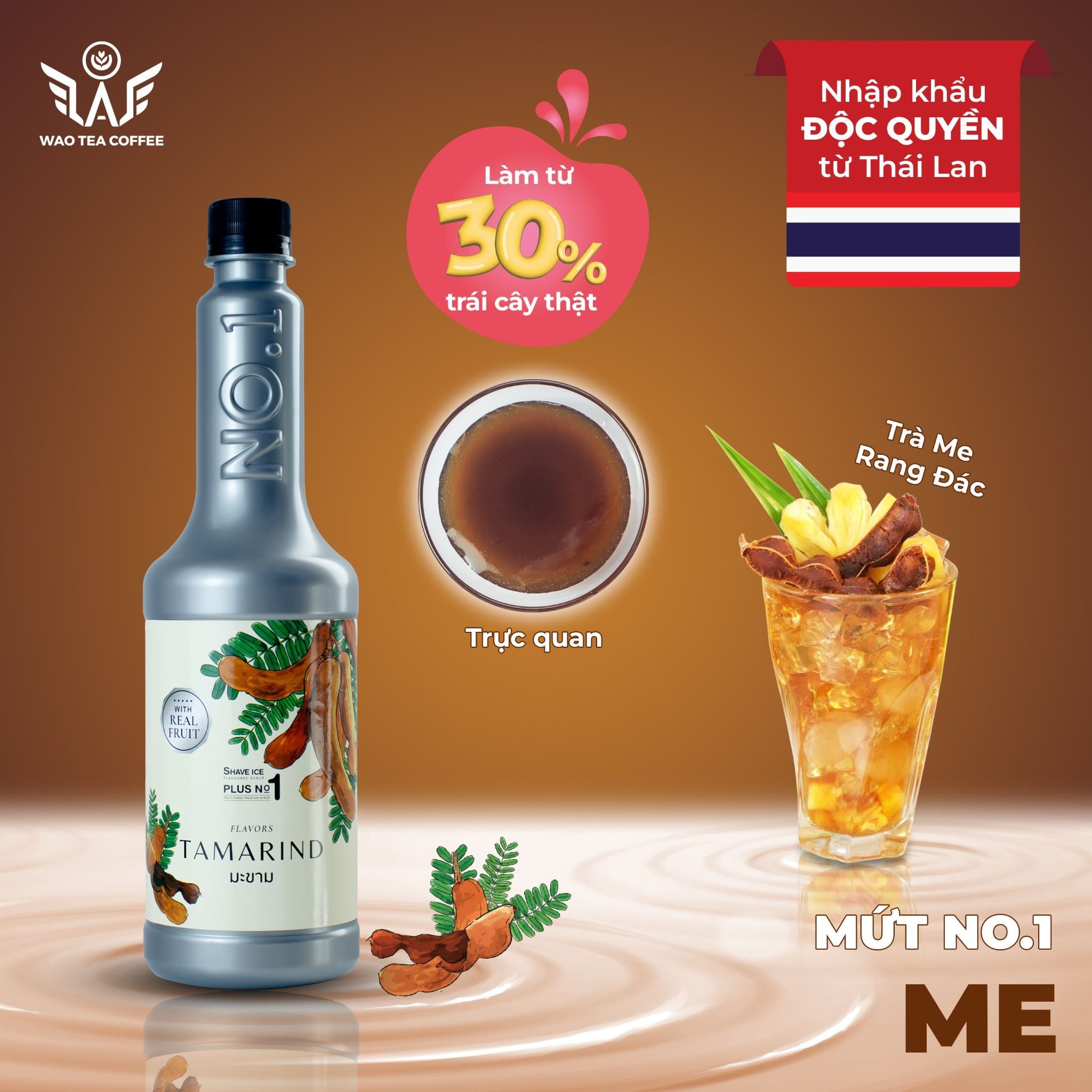  Mứt Trái Cây Thái Lan ShaveIcePlus No.1 (750ml) 