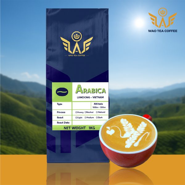  Cà Phê hạt Arabica WAO (1kg) 