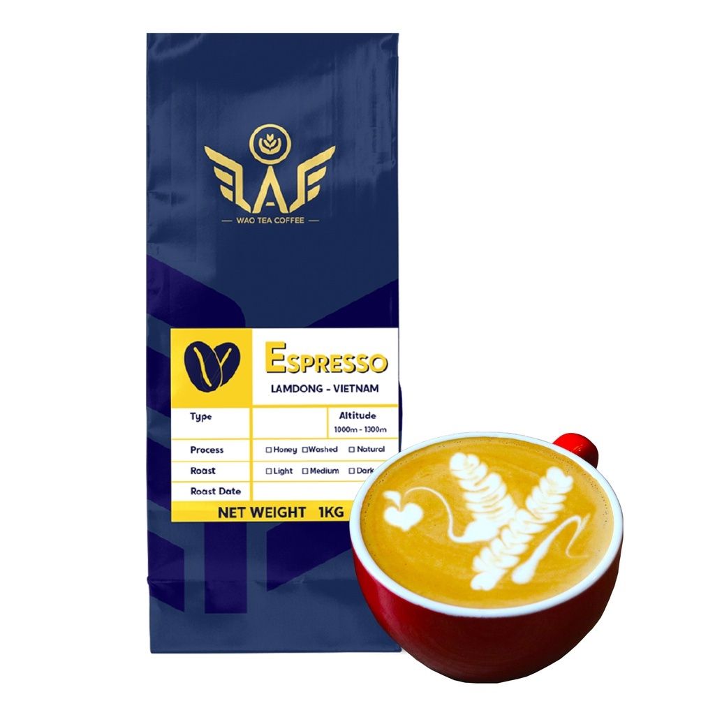  Cà Phê hạt Espresso WAO (1kg) 