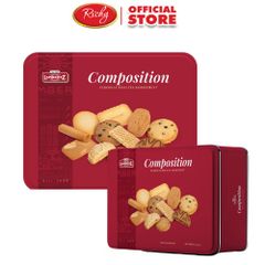 Bánh quy socola Richy Lambertz Composition Đỏ hộp 900g - Bánh kẹo nhập