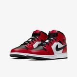  Air Jordan 1 Mid Chicago Black Toe 
