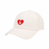  MLB HEART FRONT LOGO UNSTRUCTURED BALL CAP LA DODGERS 