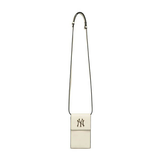  TÚI MLB MONOGRAM DIAMOND EMBO CELL PHONE CROSS BAG NEW YORK YANKEES 3ACRH041N-50CRS 