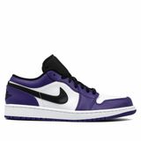  Air Jordan 1 Low Court Purple White 