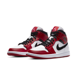  Air Jordan 1 Mid Chicago 'White Toe' 