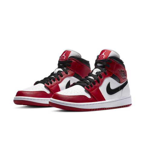 jordan 1 mid chicago toe retail