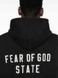  Essential Hoodie zip Black 
