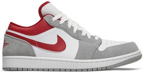  Air Jordan 1 Low SE "Light Smoke Grey Gym Red" 