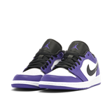 Air Jordan 1 Low Court Purple White 