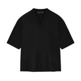  Tee Essential V neck Jet Black 
