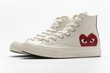  CDG x Chuck Taylor All Star Hi 'Play' - White 